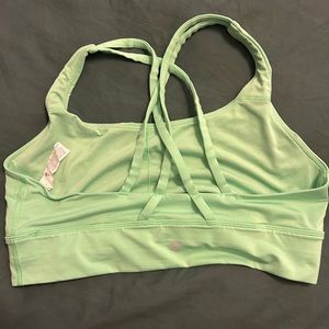 Lululemon sports bra. Lime green. Size 12